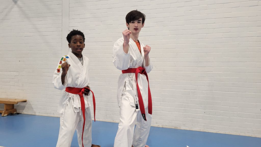 Gio and Darren Red Belts